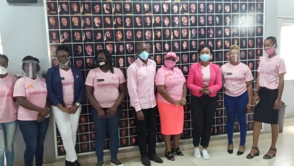 Thinking Pink Marks Breast Cancer Day, Conducts Tests For Orange Staff In Freetown