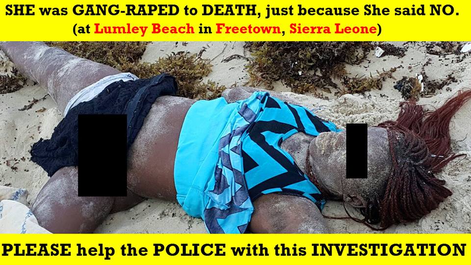 United Nations Reacts to Rape & Murder of Hannah Bockarie at Lumley Beach