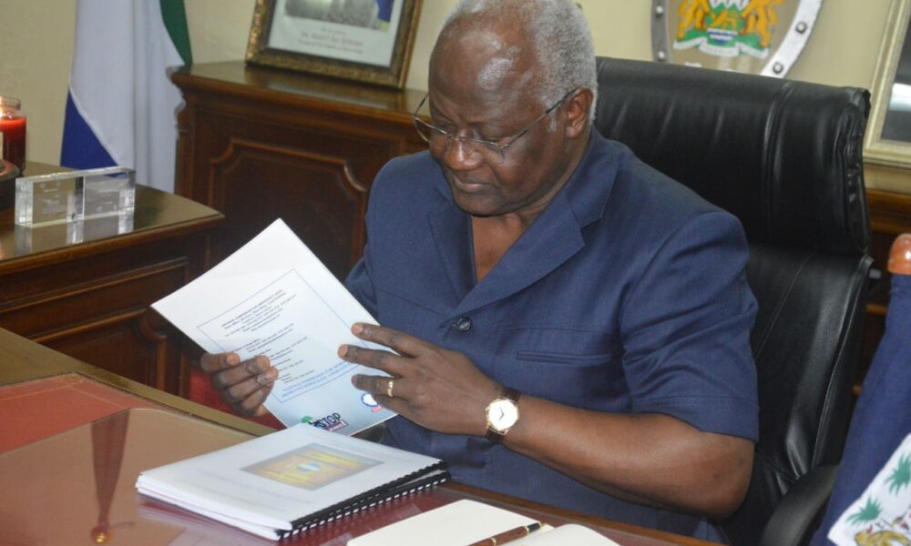 Reaction Trails As President Koroma Might Be Involved In KONGOSA Scandal