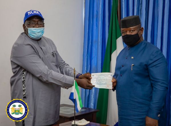 Sierra Leone’s President Julius Maada Bio Takes Part in the National Civil Registration Authority Confirmation Process