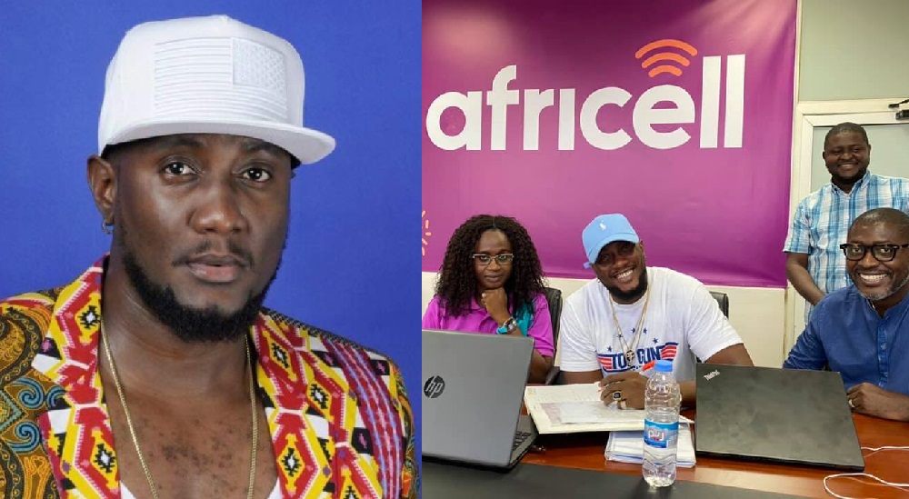 Africell Sierra Leone Re-Signs Famous as Brand Ambassador