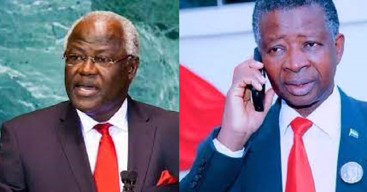 Ernest Bai Koroma And Osman Yansaneh Begs Justice Adrian Fisher For Mercy
