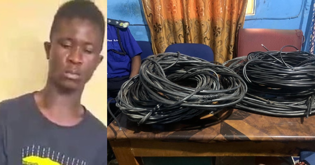 Another Thief Arrested in Freetown While Stealing EDSA Cables