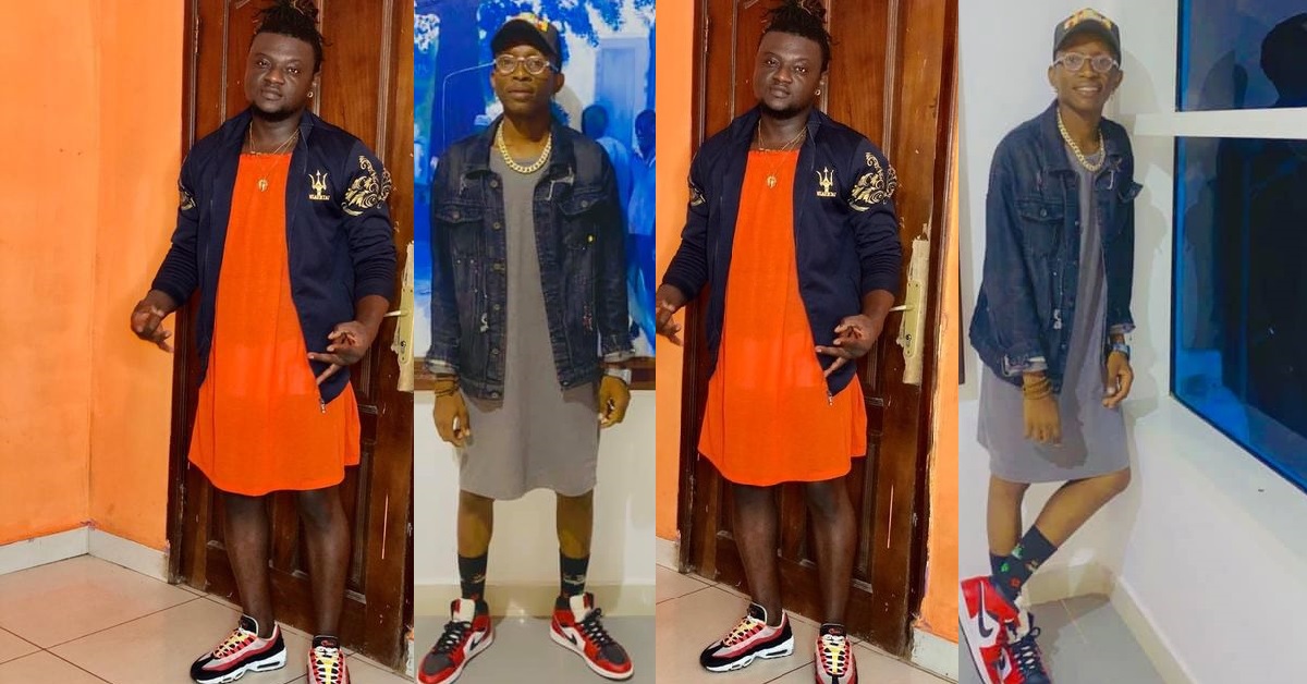 Rap Gee Kicks Off #MidiChallenge as I-Tribe Joins Him in Wearing Controversial Outfit
