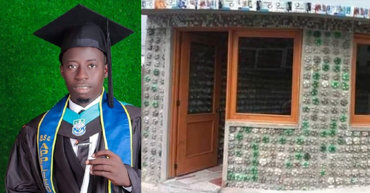 Talented Sierra Leonean Graduate Builds House With Recycled Bottles