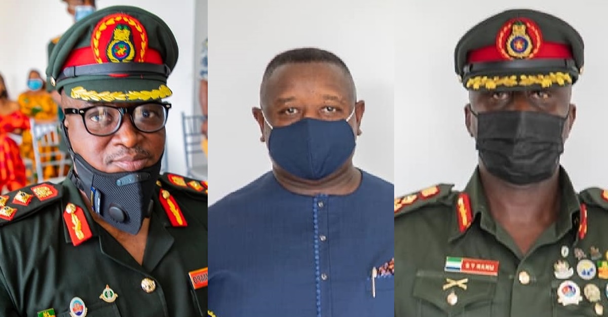 President Julius Maada Bio Decorates Two Army Generals