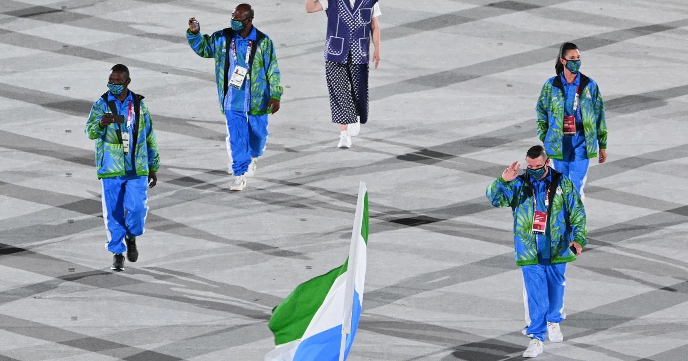 Sierra Leone Tracksuits Rated Best at The 2021 Olympic Opening Ceremony
