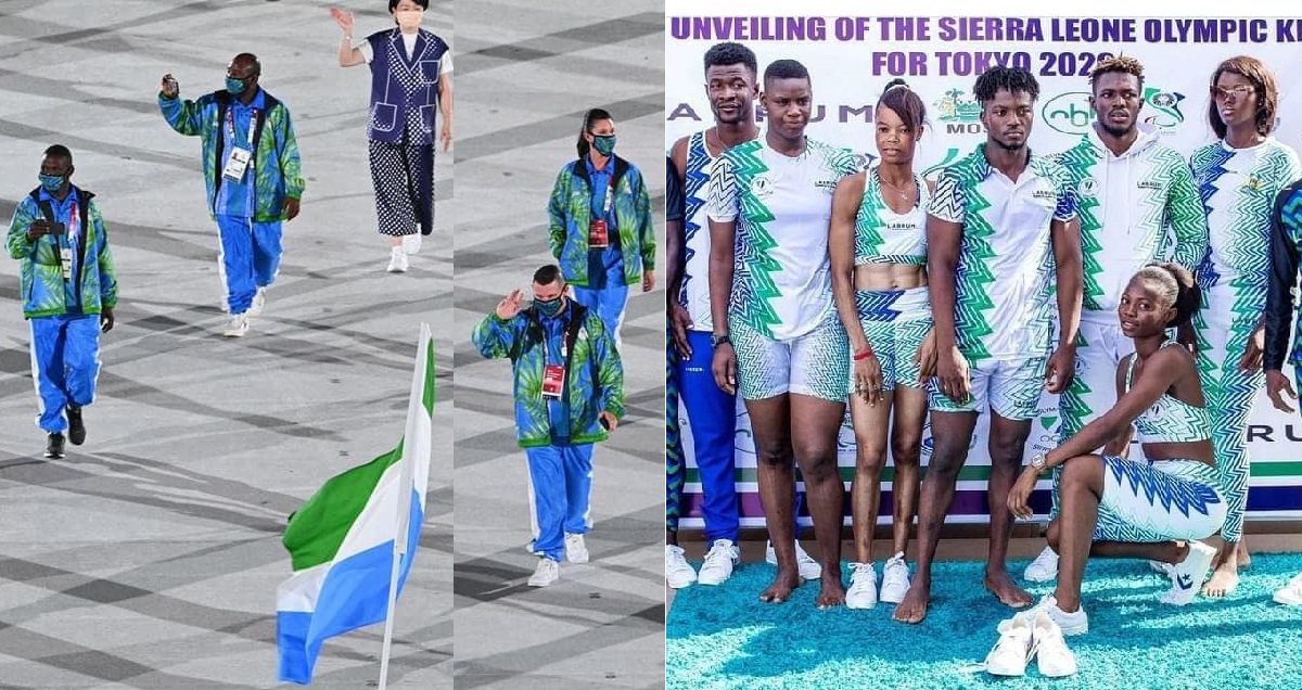 2021 Olympics LIVE: Checkout Sierra Leone at The Tokyo Olympics Opening Ceremonies