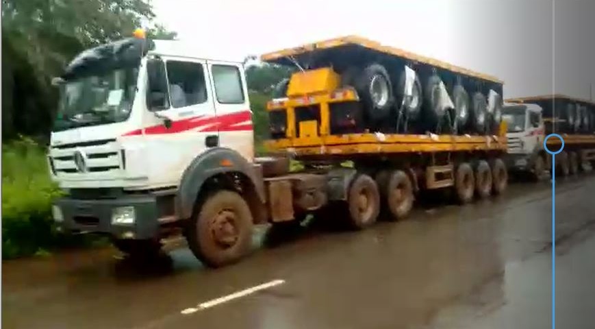 Investor Trucks Spotted Entering Sierra Leone Through Gbalamuya Border