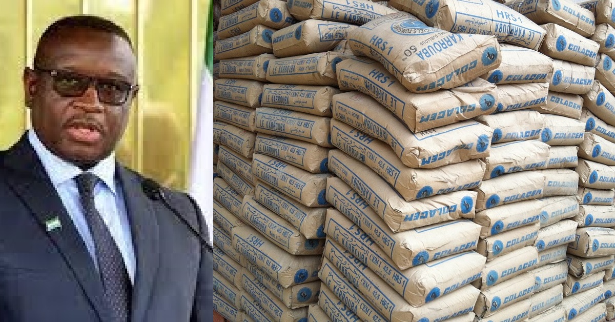 President Bio Orders Cement, Iron Rod Price to go Down