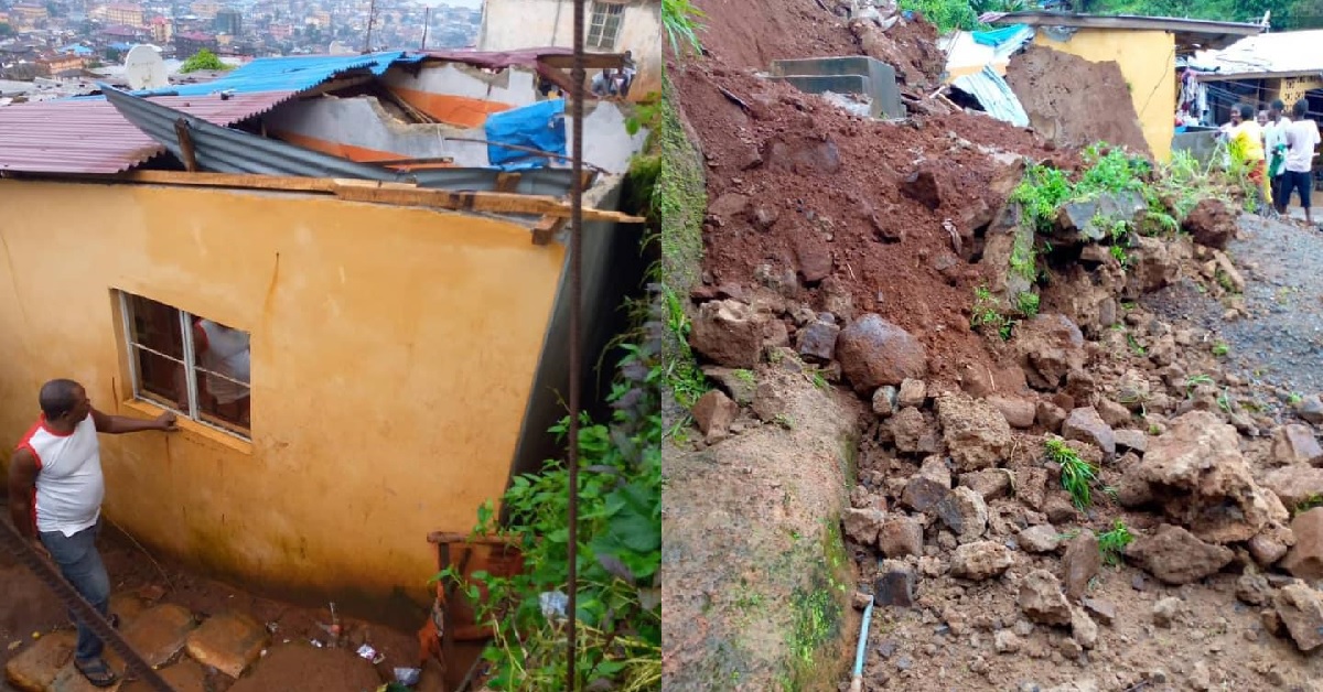 House Collapses in Freetown After Heavy Rain