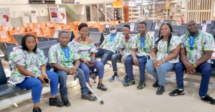 Ahead of The 2020 Paralympics Games… Team Sierra Leone Jet Off to Tokyo