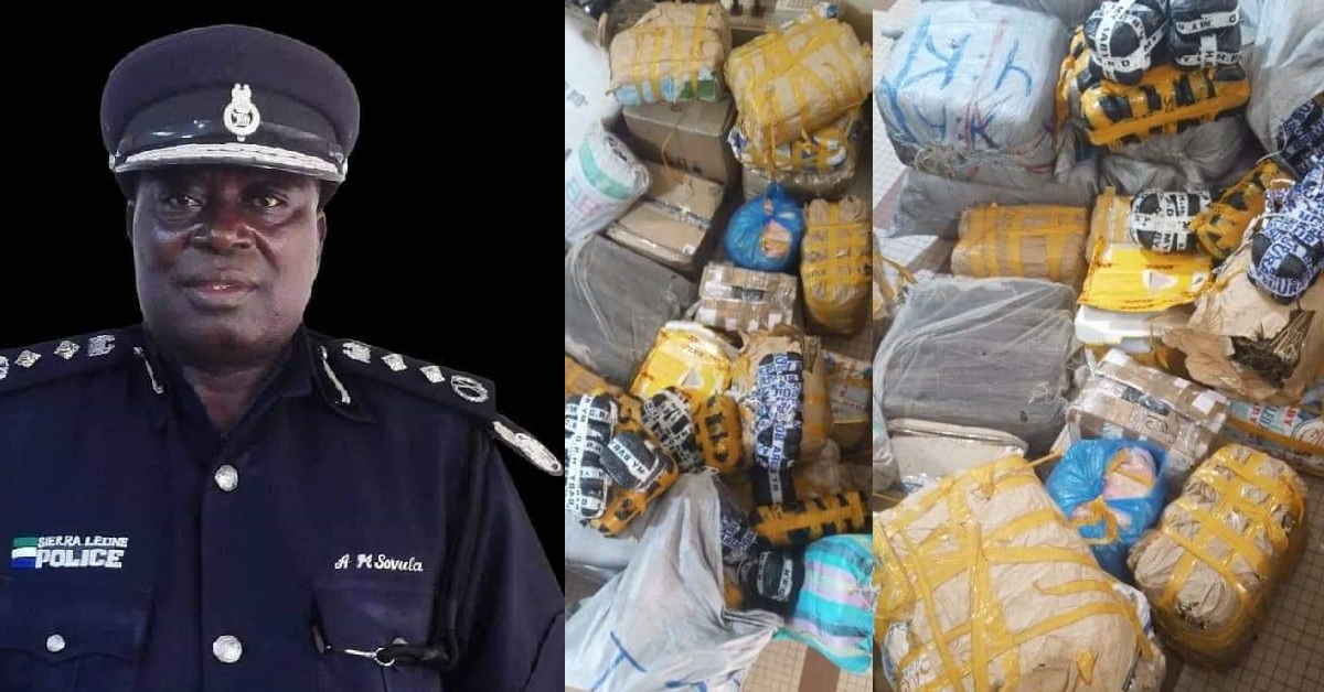 Sierra Leone Police Intercept Huge Quantity of Kush
