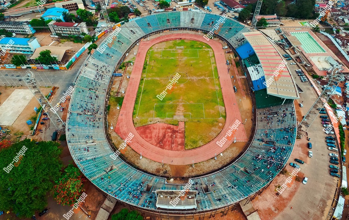 Fire Engulfs Sierra Leone National Stadium in Freetown