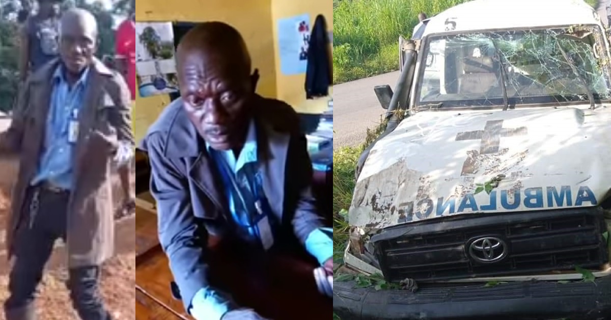 JUST IN: Government Ambulance Driver Involved in Ghastly Accident After Getting Drunk