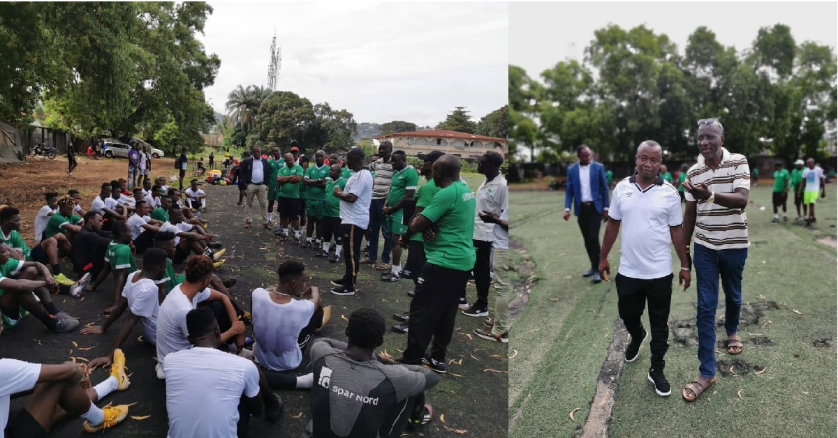 Leone Stars’ Team Manager Visits Sierra Leone U-23 to Promote Hepatitis Awareness