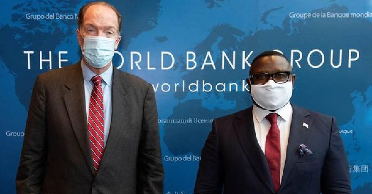 World Bank President David Malpass Meets With President Julius Maada Bio