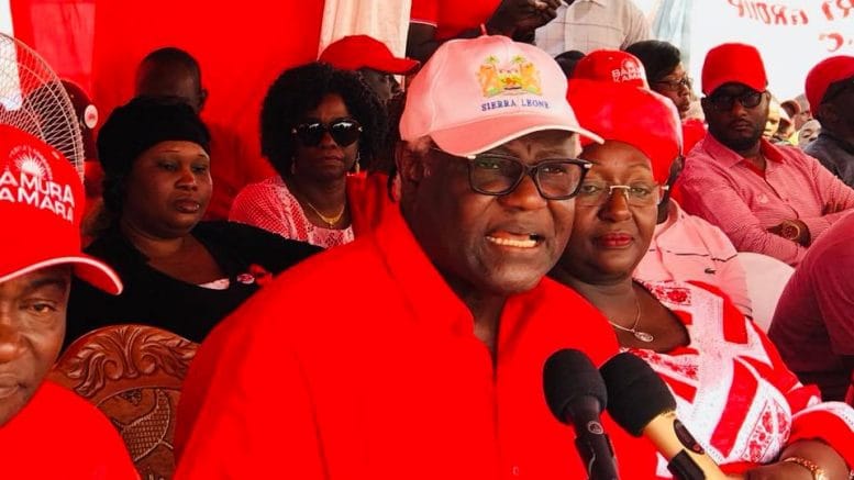 Ernest Koroma Addresses Party Members