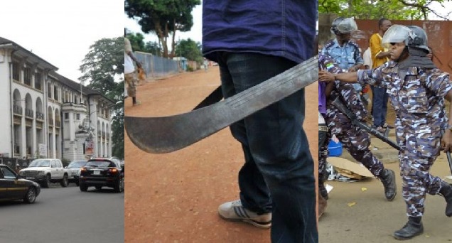 BREAKING: Sierra Leone Police Arrests Man Who Appeared Around State Avenue With Sharp Cutlass
