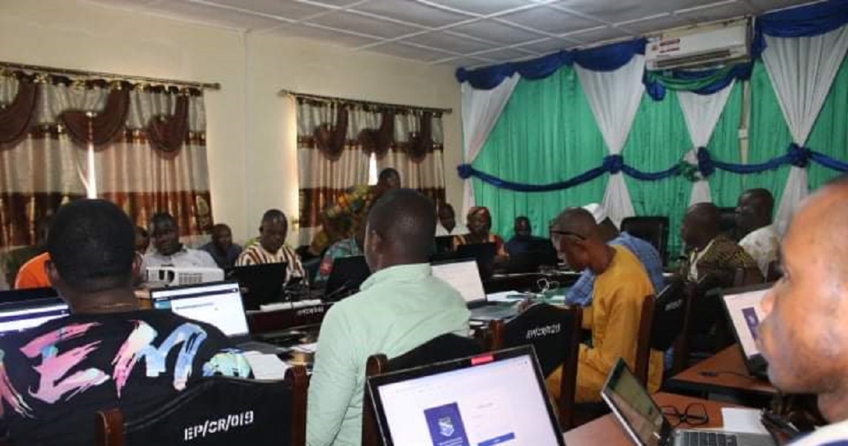 Ministry of Technical and Higher Education Trains ETU-SL’s Administration on Students’ Online Application  