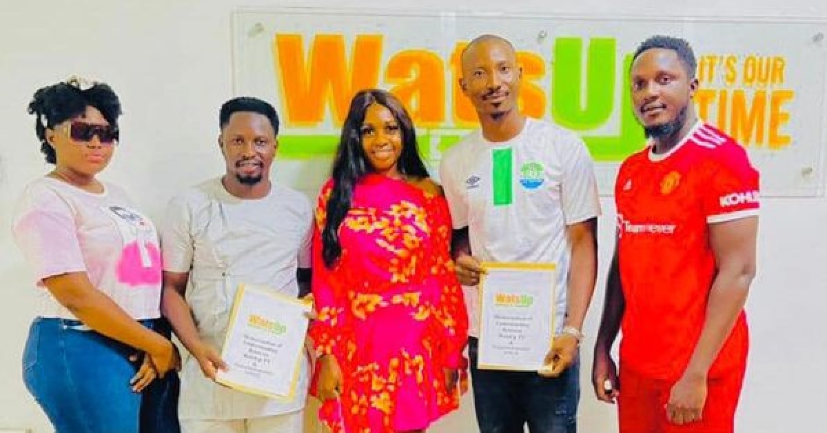 Popular Media Personality, Ambassador Bash Signs a Whooping Contract in Accra, Ghana With WatsUp TV