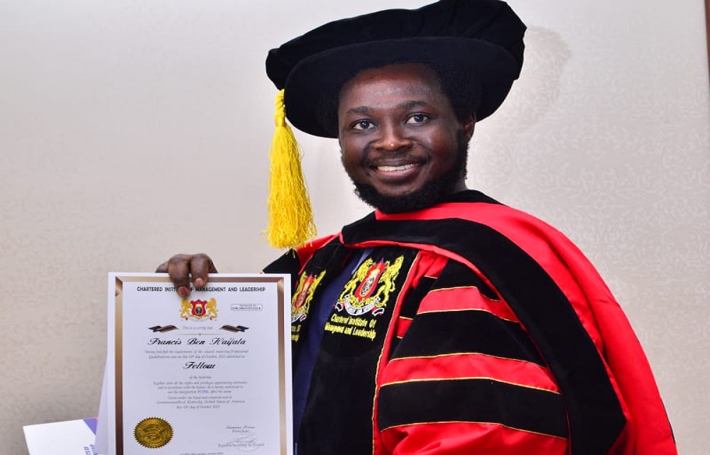 ACC’s Ben Kaifala Conferred Fellow of Chartered Institute of Management And Leadership