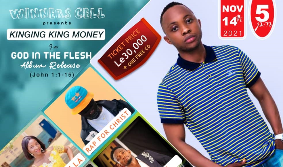 Kinging King Money: Sensational Sierra Leonean Gospel Rapper Set For Album Launch