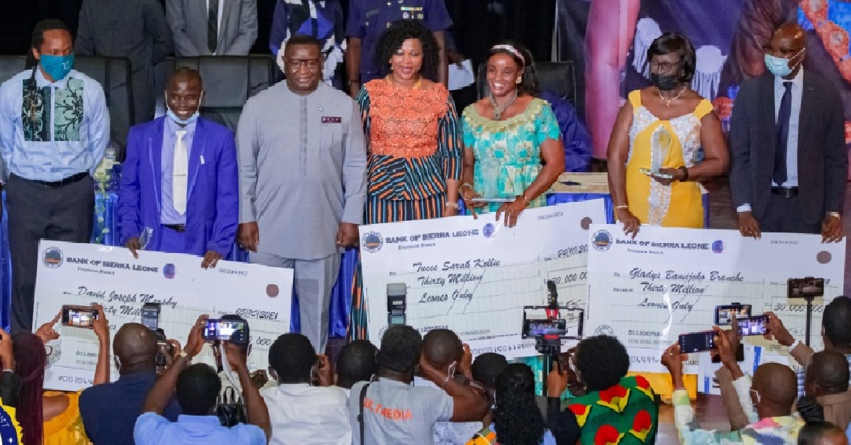 President Bio Presents Best Teacher Award to 48 Teachers in Sierra Leone