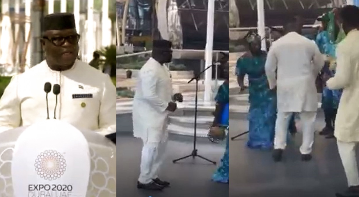 President Maada Bio Spotted Dancing And Shaking His Body in Dubai