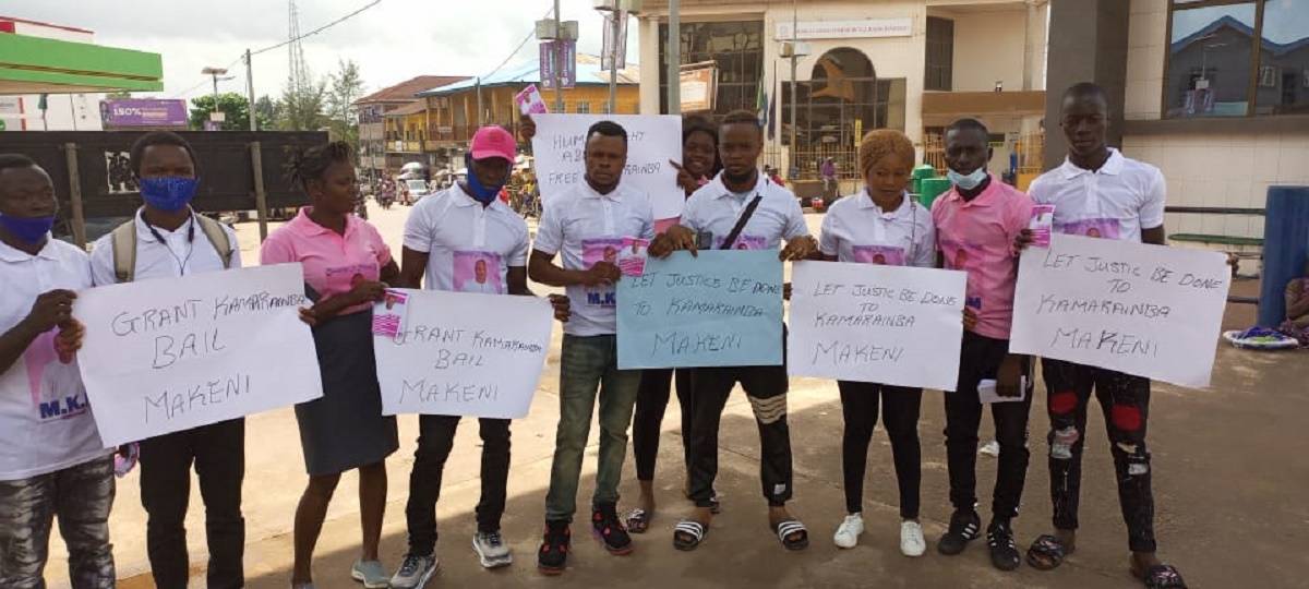 Supporters of ADP Strengthen Campaign For The Release of Kamarainba Mansaray
