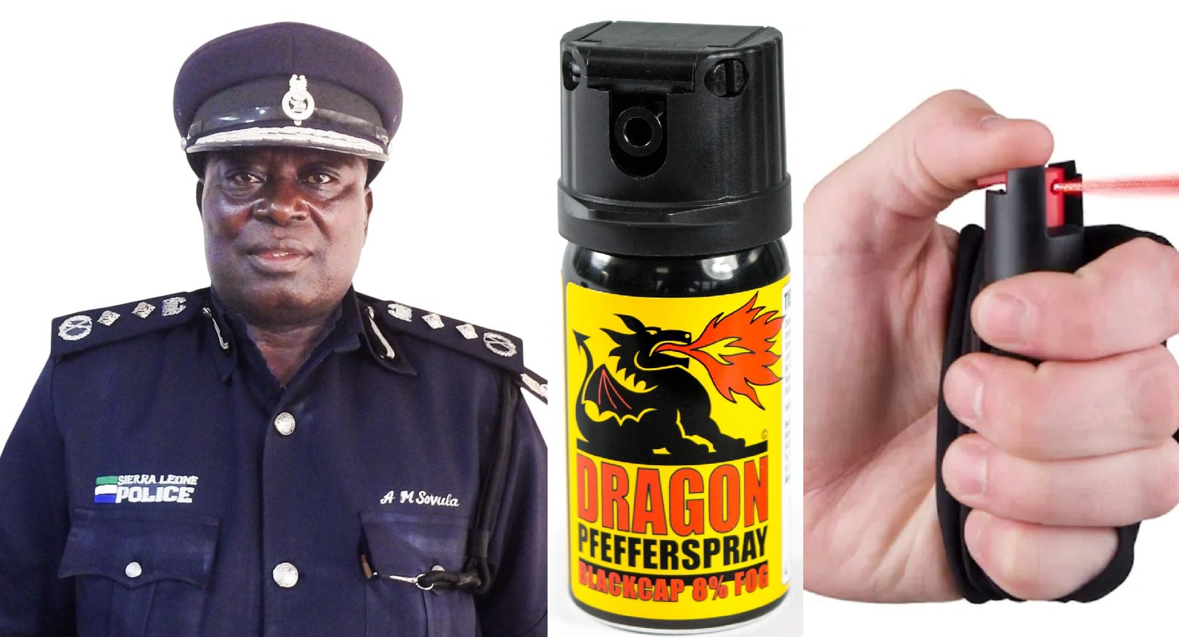 You Will Be Arrested if We Catch You With Pepper Spray – Sierra Leone Police Sends Out Serious Warning