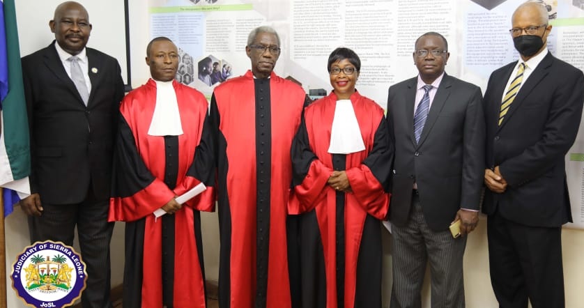 Justice Edwards Graces Swearing in of Newly Appointed Judges of Residual Special Court For Sierra Leone