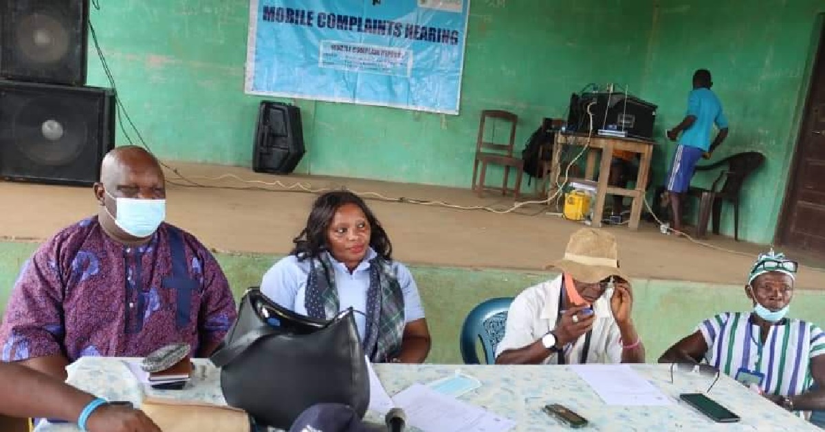 HRCSL Held Its First Mobile Complaints Hearing in Kenema District