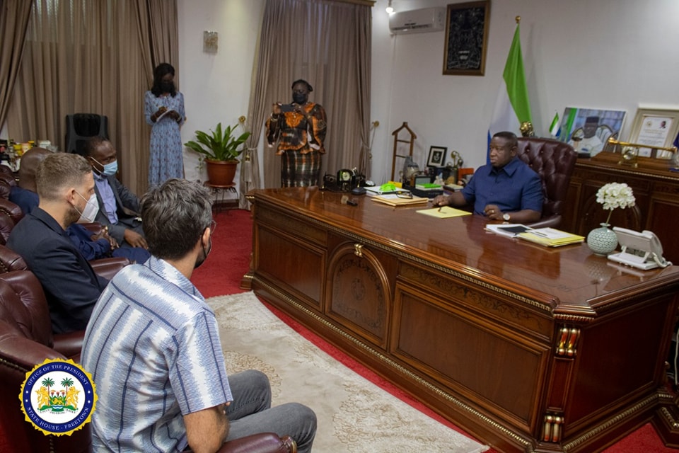 Hollywood Producers Pay Courtesy Call on President Bio, Explain Prospects for Movie Projects to Boost Tourism in Sierra Leone