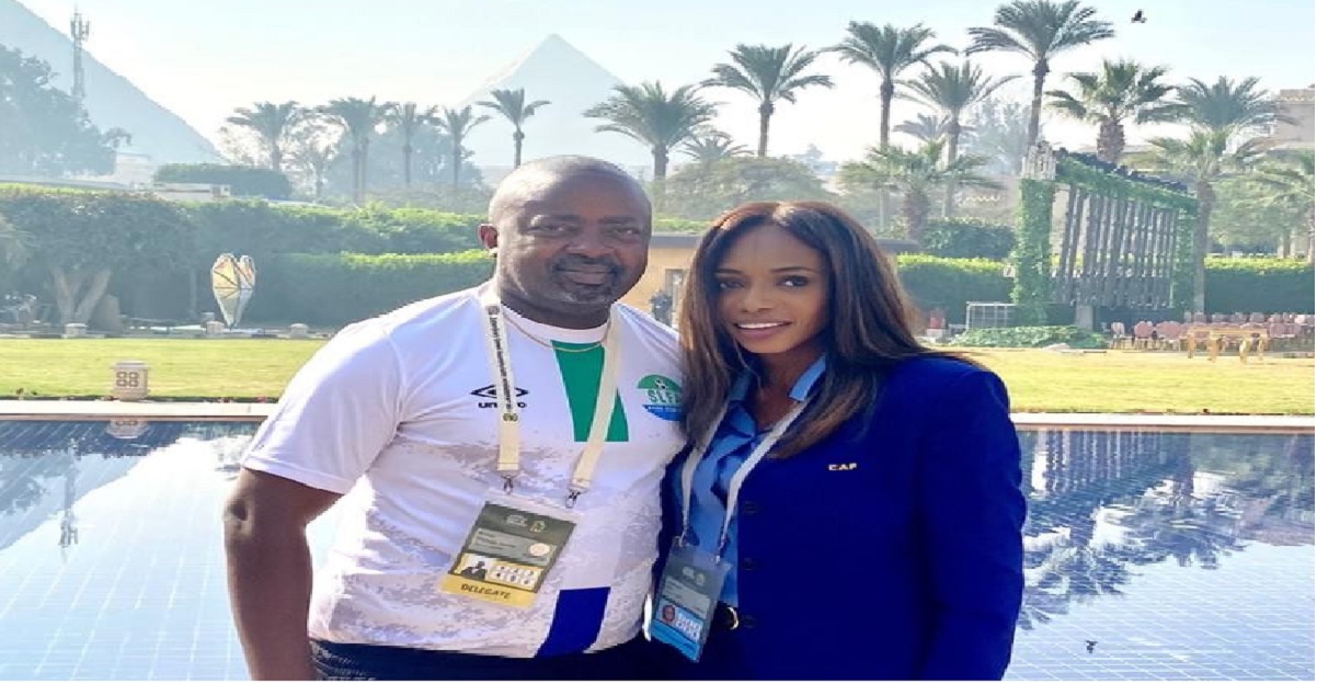 SLFA  Boss And  Isha Johansen Attend CAF General Assembly