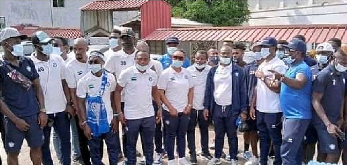 FC Kallon Empathize with Fire Victims