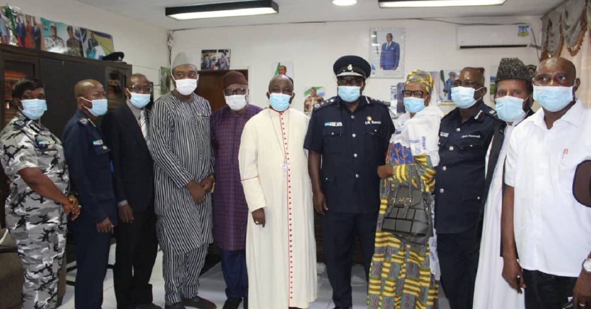 Inter-Religious Council Sierra Leone Pays Courtesy Visit to IGP Sovula