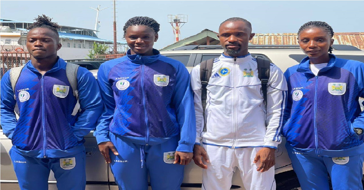 Sierra Leone Swimming Delegation Depart For Dubai Swimming Festival