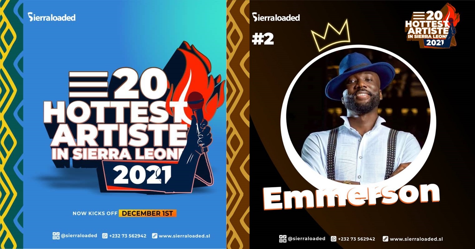The 20 Hottest Artistes in Sierra Leone 2021: Emmerson – #2