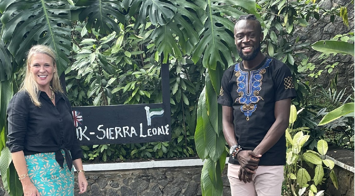 Leone Stars Striker, Kei Kamara Thrills British High Commissioner
