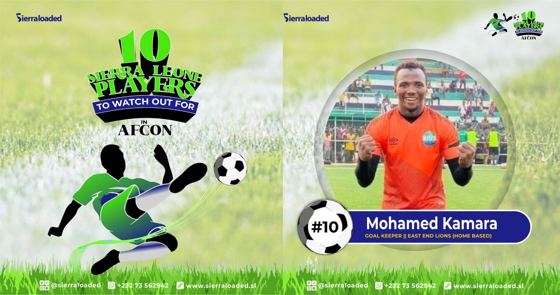 10 Leone Stars Players to Watch Out For in AFCON 2021: Mohamed Kamara – #10