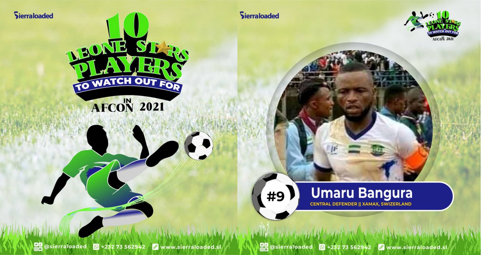 10 Leone Stars Players to Watch Out For in AFCON 2021: Umaru Bangura – #9