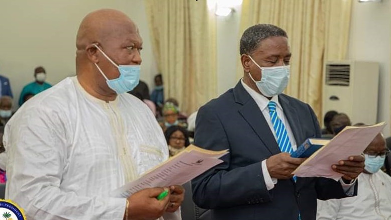 New Appointees; Former APC Minister, Alpha Kanu Takes Oath Office as New Resident Minister of Northwest