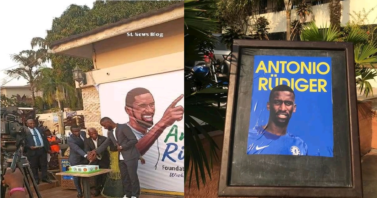 Chelsea Defender, Antonio Rudiger Launches Sierra Leone Foundation