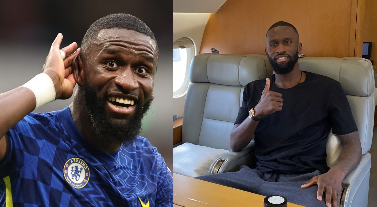 Antonio Rüdiger Releases Photo of Himself on Private Jet as He Heads to Sierra Leone