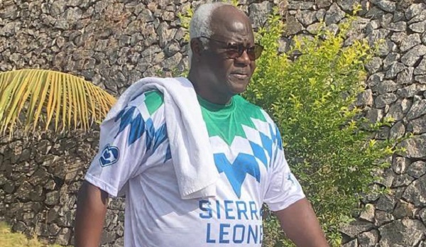 Former President Koroma Spotted Jogging