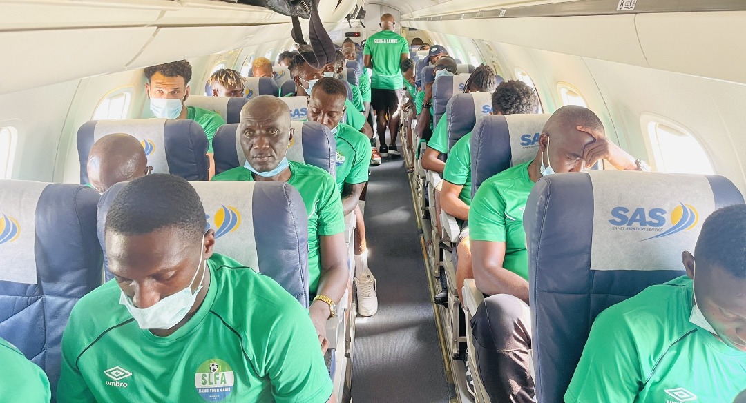 AFCON: Leone Stars Lands Safely in Cameroon, Heads to Best Western Plus Hotel