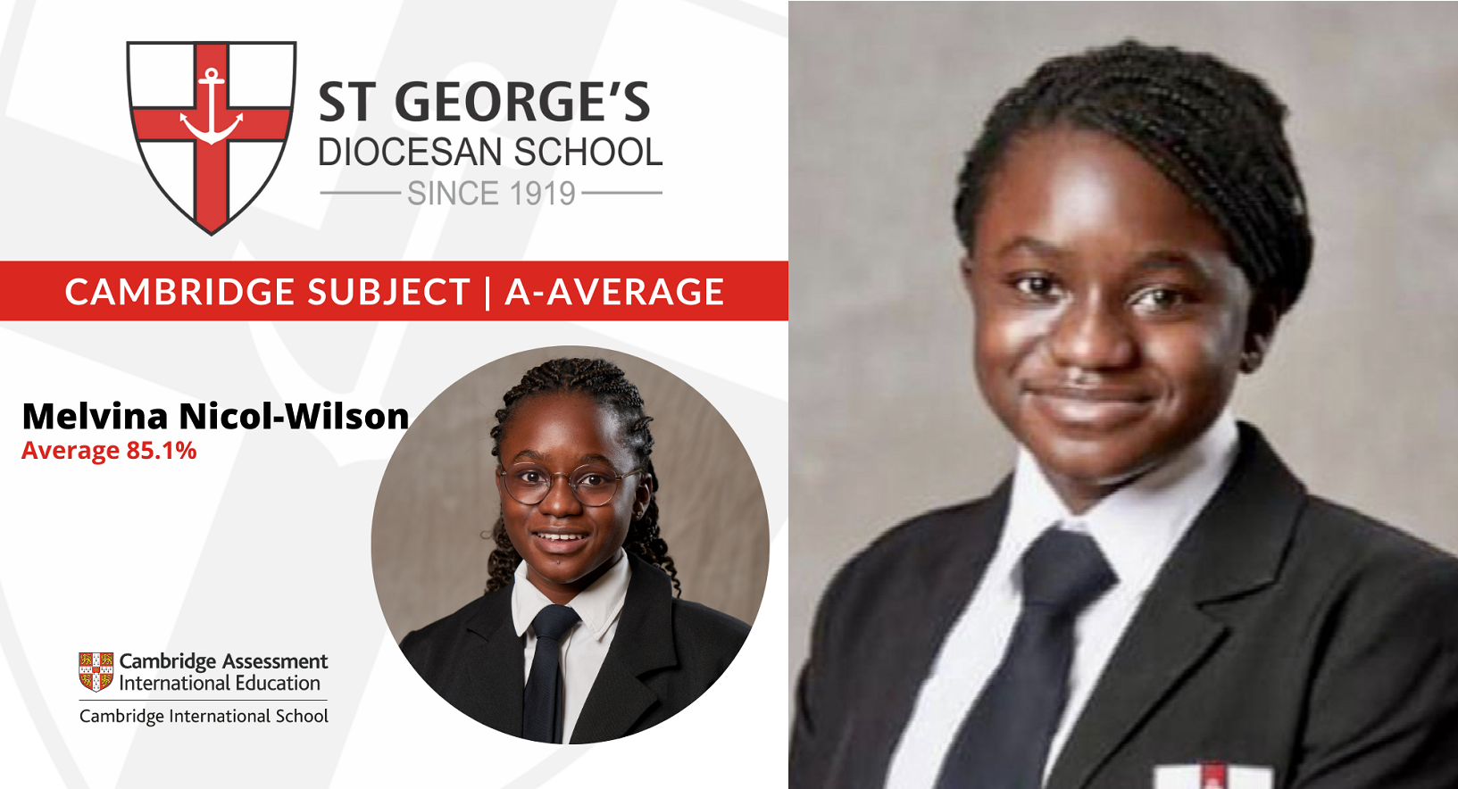 Sierra Leone’s Melvina Nicol-Wilson Breaks Record, Secures 85.1% in Cambridge IGCSE Examination