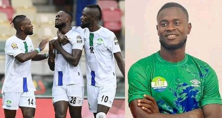 Leone Stars Forward, Musa Tombo Expresses Gratitude to Sierra Leoneans For His Success at AFCON
