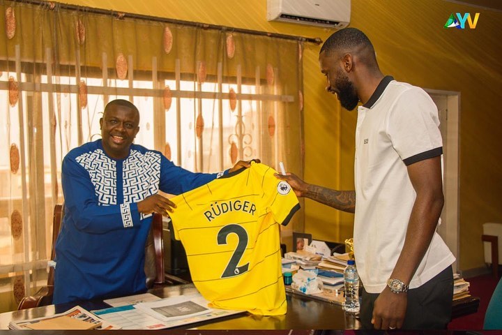 CEO of East End Lions Football Club Ambassador Anthony Navo, Jr Hails Antonio Rudiger